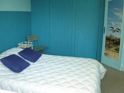 Un ou plusieurs lits dans un hébergement de l'établissement Fromentine - Appartement RDC 33m² avec jardin, animaux admis, parking - FR-1-540-303