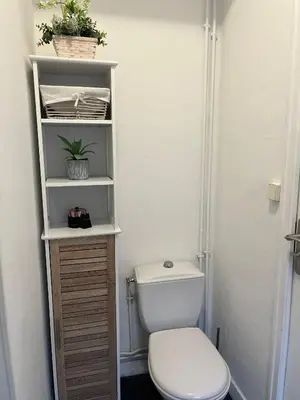 Salle de bains dans l'établissement Appartement au calme 3 personnes