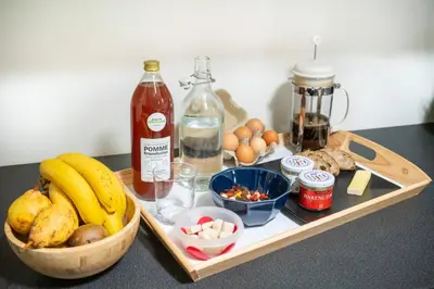 Nourriture dans l'appartement ou à proximité