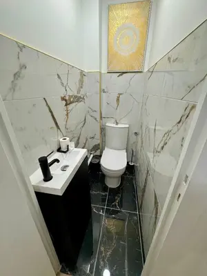 Salle de bains dans l'établissement York's APPART