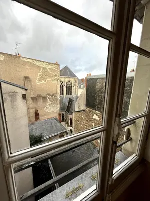 Vue générale sur la montagne ou vue sur la montagne depuis l'appartement