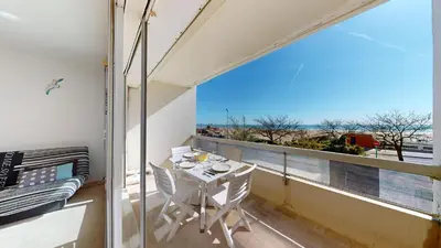 Balcon ou terrasse dans l'établissement Balcon de la plage
