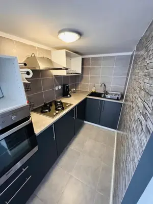 Cuisine ou kitchenette dans l'établissement T3 Ancenis Saint Gereon