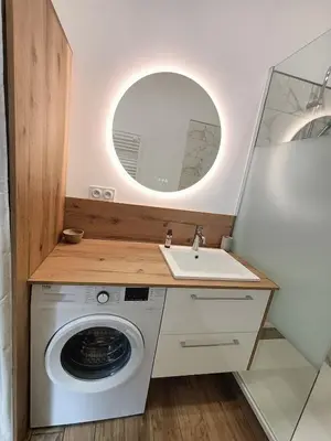 Salle de bains dans l'établissement Maison 4 pers 300m de la mer