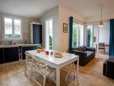 Coin salon dans l'établissement Holiday Home Ker Mylio by Interhome