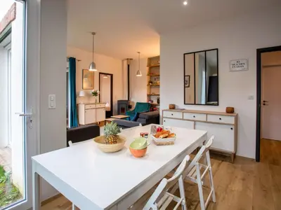 Coin salon dans l'établissement Holiday Home Ker Mylio by Interhome