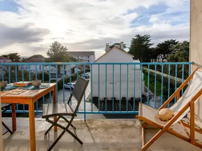 Balcon ou terrasse dans l'établissement Apartment Les Tilleuls-2 by Interhome
