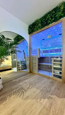 Un ou plusieurs lits dans un hébergement de l'établissement L Anaya Nantes Spa et Sauna