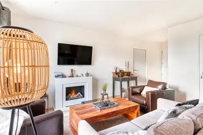 Télévision ou salle de divertissement dans l'établissement Chez Popone Maison de bourg