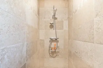 Salle de bains dans l'établissement Chez Popone Maison de bourg