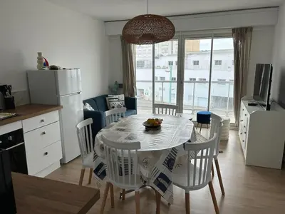 Cuisine ou kitchenette dans l'établissement La roue Bleue