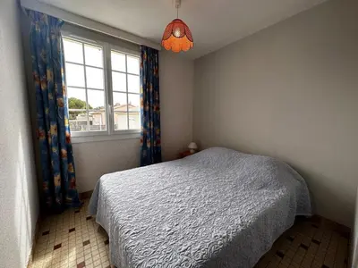 Un ou plusieurs lits dans un hébergement de l'établissement Maison de Vacances Notre Dame-de-Monts - 4 Pers - Animaux Acceptés - FR-1-540-305