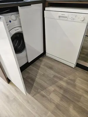 Cuisine ou kitchenette dans l'établissement Chez Sandy et Romain