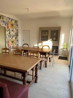 Coin salon dans l'établissement Chez Marie et Dany