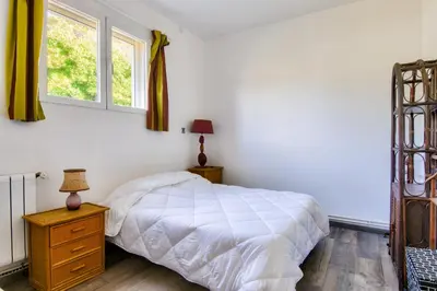 Un ou plusieurs lits dans un hébergement de l'établissement Face à l'océan, belle maison spacieuse pour 6