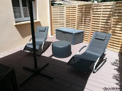 Plan de l'établissement Gîte classé, 55 m2, 4 pers, 20 min plages