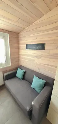 Coin salon dans l'établissement Le Marsiluga Maison 12 pers à 6 min du Puy du Fou