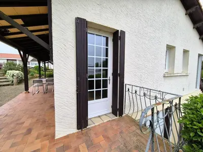 Balcon ou terrasse dans l'établissement Maison 8pers Centre Les Herbiers proche Puy du Fou