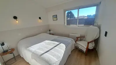 Un ou plusieurs lits dans un hébergement de l'établissement LES MUGUETS - Maison 4 chambres à 600m de la plage