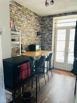 Cuisine ou kitchenette dans l'établissement Comfy Loft - Dalby