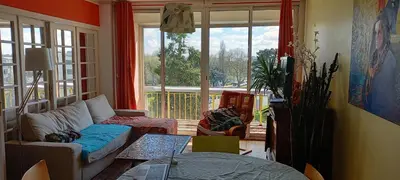 Coin salon dans l'établissement Chez Janie