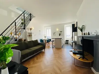Coin salon dans l'établissement Casa Bressigny