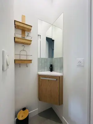 Salle de bains dans l'établissement Casa Bressigny