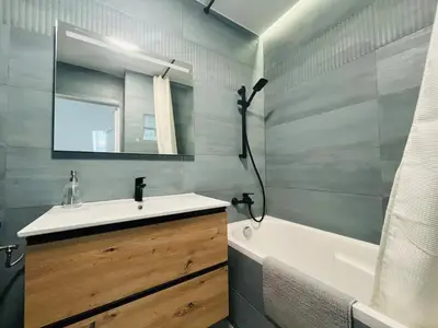 Salle de bains dans l'établissement Casa Bressigny