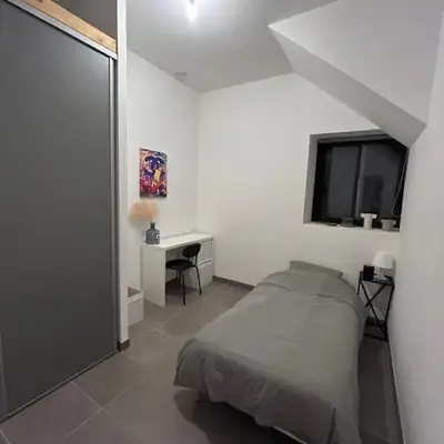 chambre meublée Nantaise dans un T3 commun avec terrasse