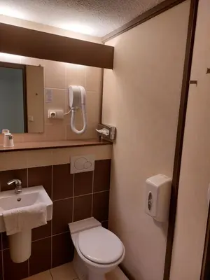 Salle de bains dans l'établissement La Porte Angevine