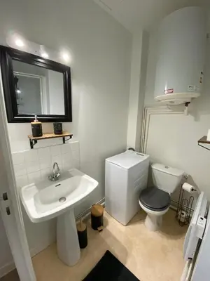Salle de bains dans l'établissement Charmant T2 - Centre - 4 personnes