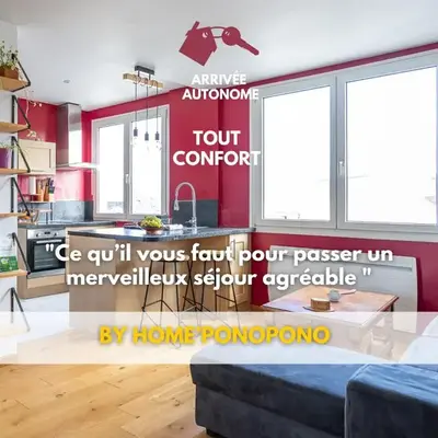 Le St Jacques 360 - CALME - WIFI Fibre Très Haut Débit - Lumineux - Proche Gare PIRMIL