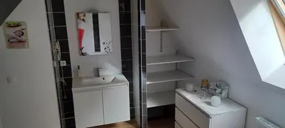 Salle de bains dans l'établissement Chambre reposante