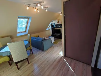 Cuisine ou kitchenette dans l'établissement Gîte meublé 10 personnes