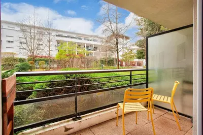 Balcon ou terrasse dans l'établissement LE MAILLE- T2 au calme en centre-ville