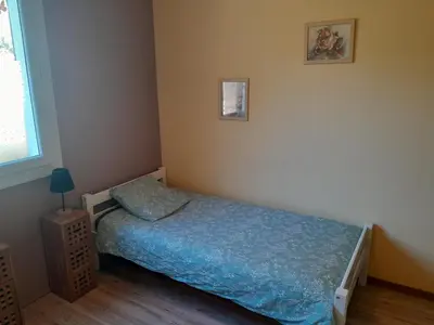 Un ou plusieurs lits dans un hébergement de l'établissement Le gîte de l'Ecureuil - 4 personnes