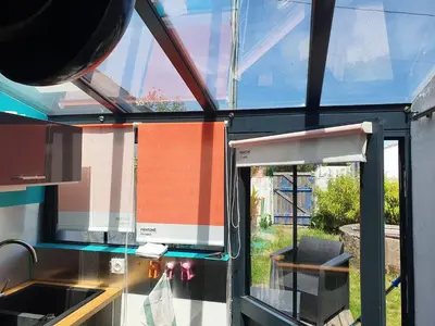 Coin salon dans l'établissement charmante maisonnette a 400m de la plage