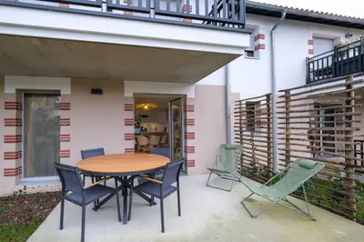 Balcon ou terrasse dans l'établissement Reflet d'ô Retz - Plage Montbeau - Wifi