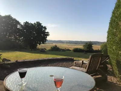 Paysage naturel près de la maison de vacances