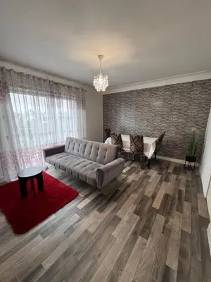 Coin salon dans l'établissement Maison des rivages 3 chambres