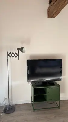 Télévision ou salle de divertissement dans l'établissement Le Logis du Petit Lay