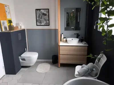 Salle de bains dans l'établissement Grande maison familiale 8p, 14 max, pas de fête