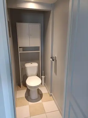 Salle de bains dans l'établissement La détente