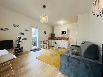 Coin salon dans l'établissement Casa Diderot - Studio