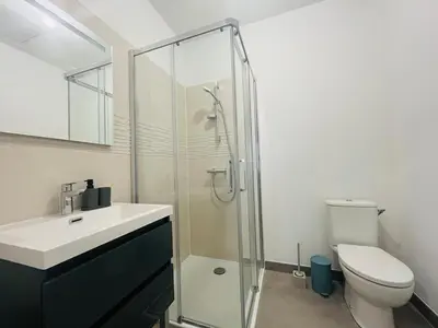 Salle de bains dans l'établissement Casa Diderot - Studio