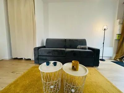Coin salon dans l'établissement Casa Diderot - Studio