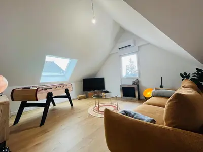 Télévision ou salle de divertissement dans l'établissement Casa Diderot - T3