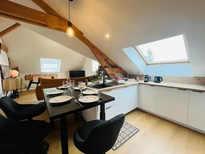 Cuisine ou kitchenette dans l'établissement Casa Diderot - T3