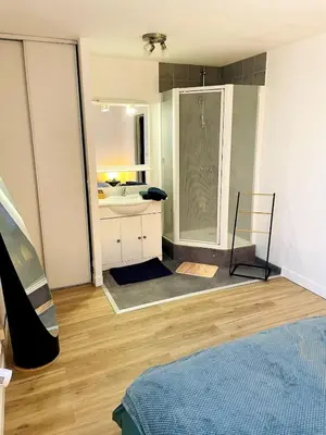 Cuisine ou kitchenette dans l'établissement l 'Escapade Atlantique