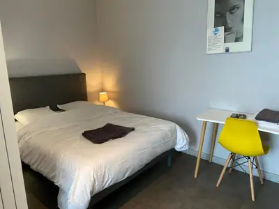 Un ou plusieurs lits dans un hébergement de l'établissement Le petit Rungis